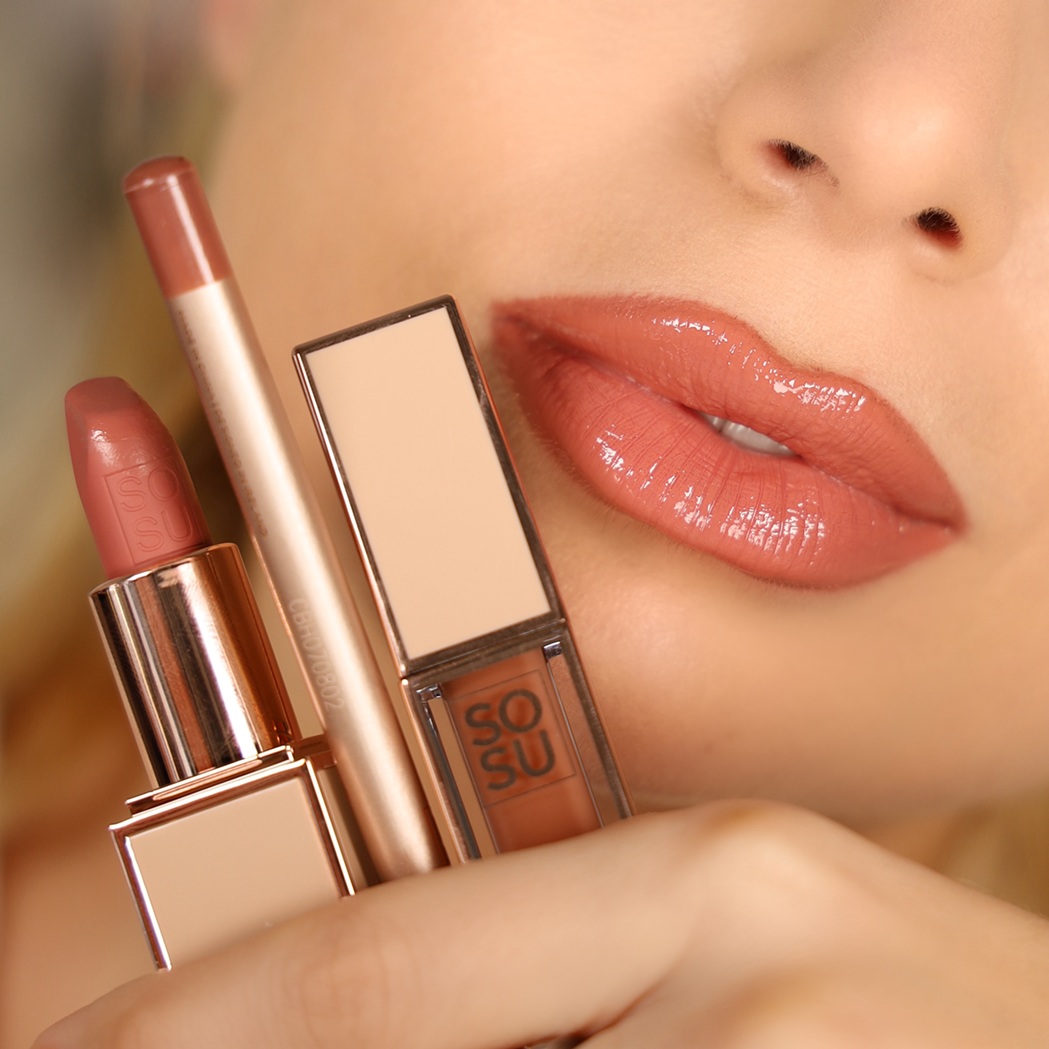 SOSU COSMETICS - Lip Combo - Almond It Gal