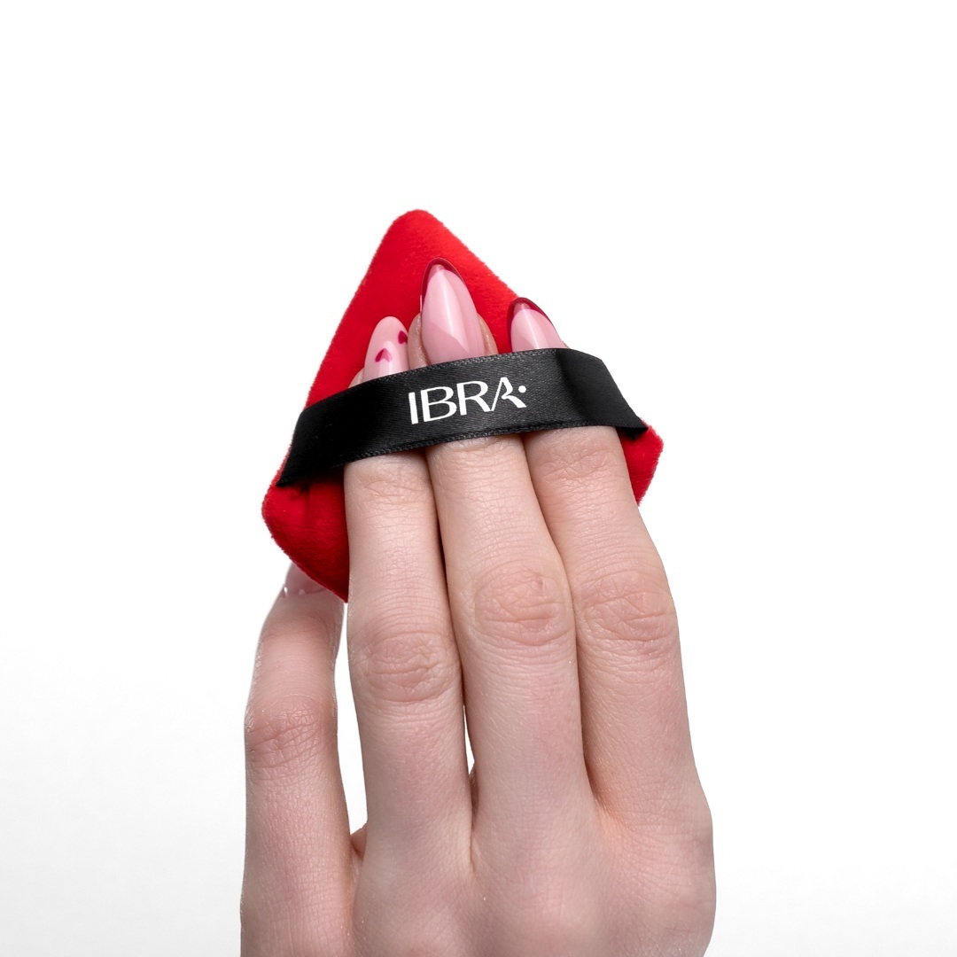IBRA - Powder Puff Triangular - Red - Image 2