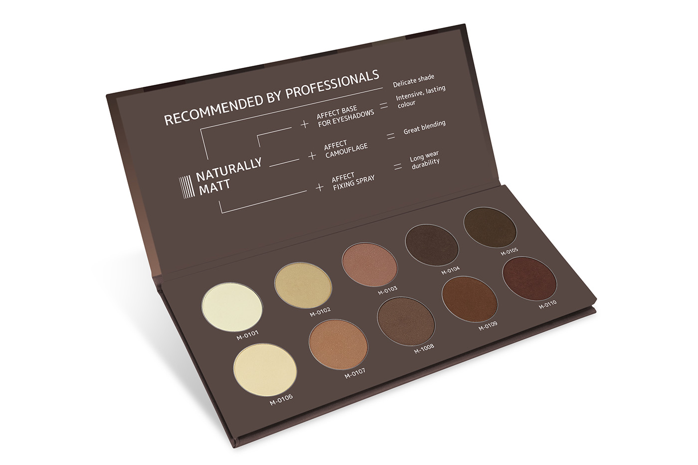 AFFECT COSMETICS - Naturally Matte Pressed Eyeshadows Palette - Image 2