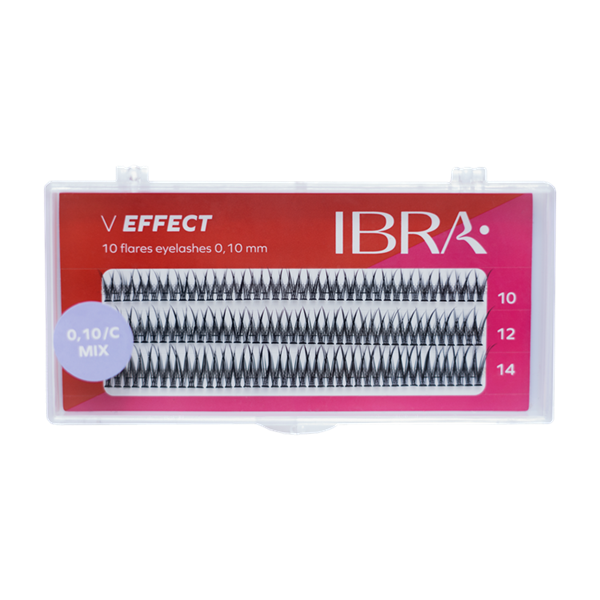 IBRA - V EFFECT 10 FLARES EYELASH - mix