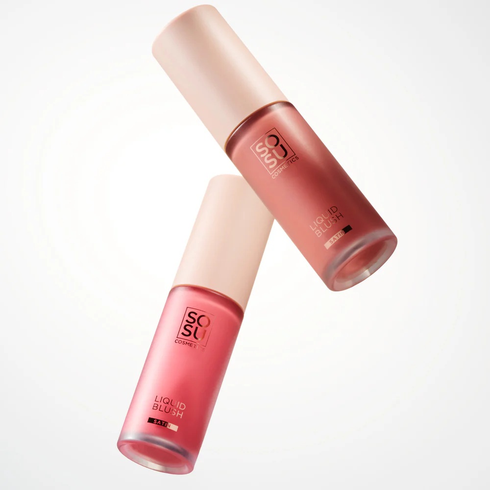 SOSU COSMETICS - Liquid Blush Satin - Pink Pop - Image 2