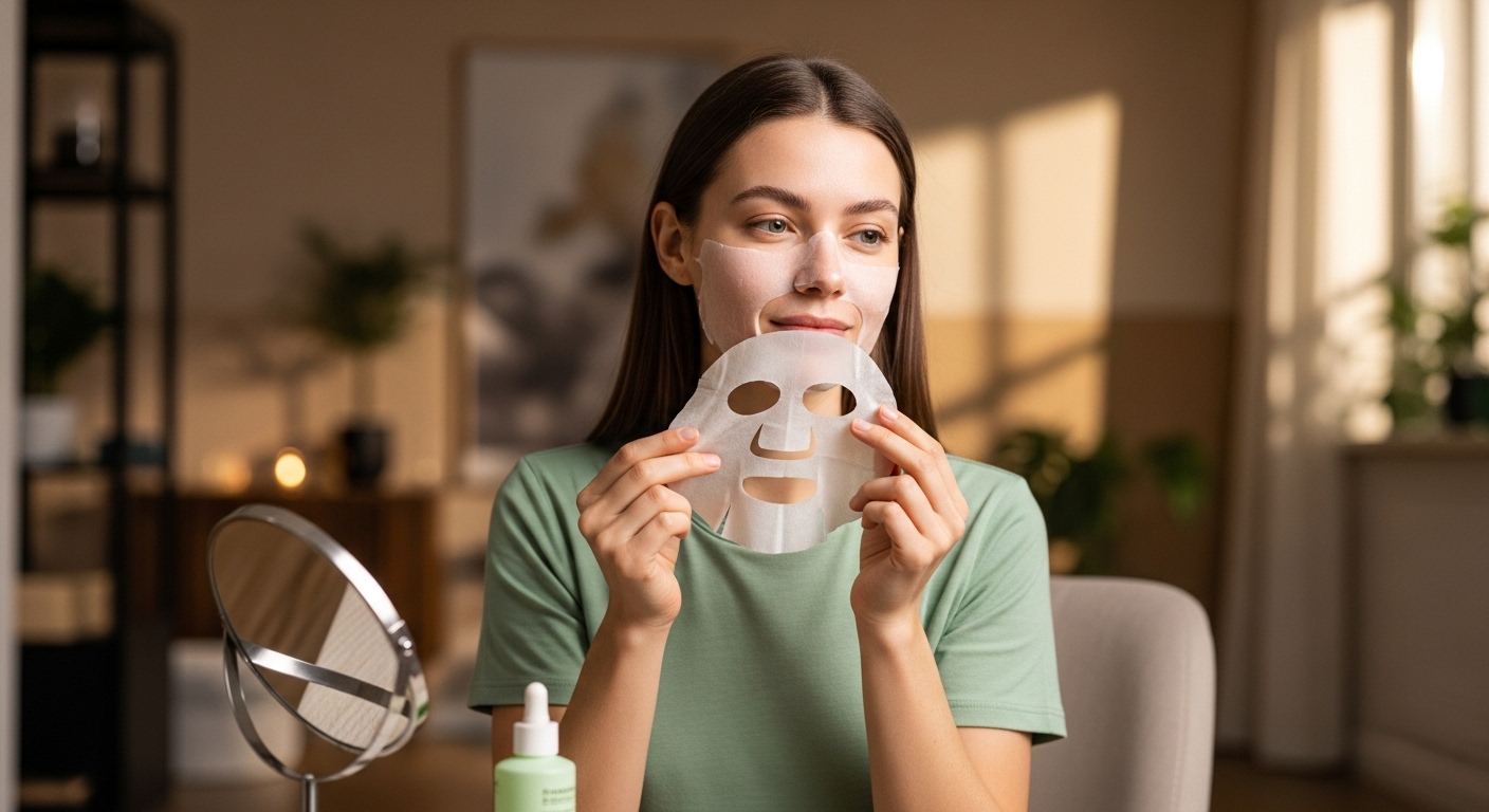 sheet mask routine