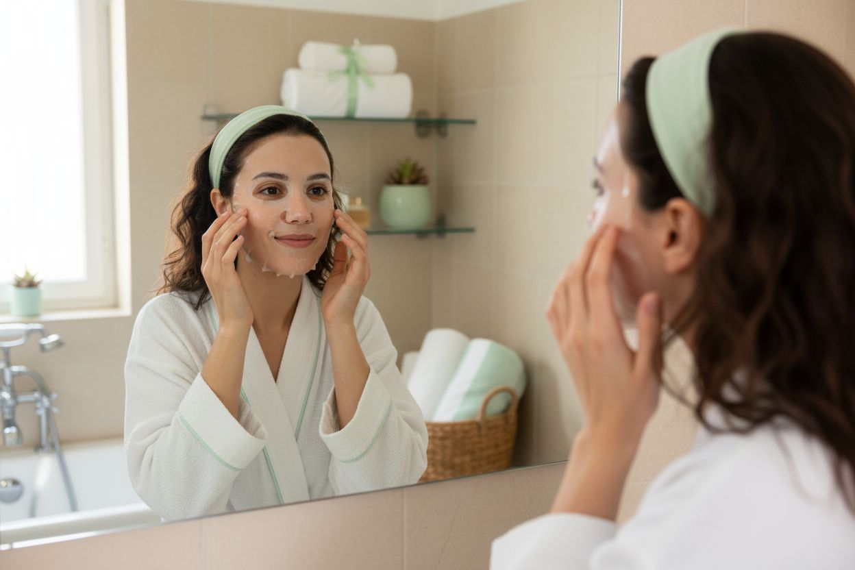 sheet mask χρήση γυναίκα