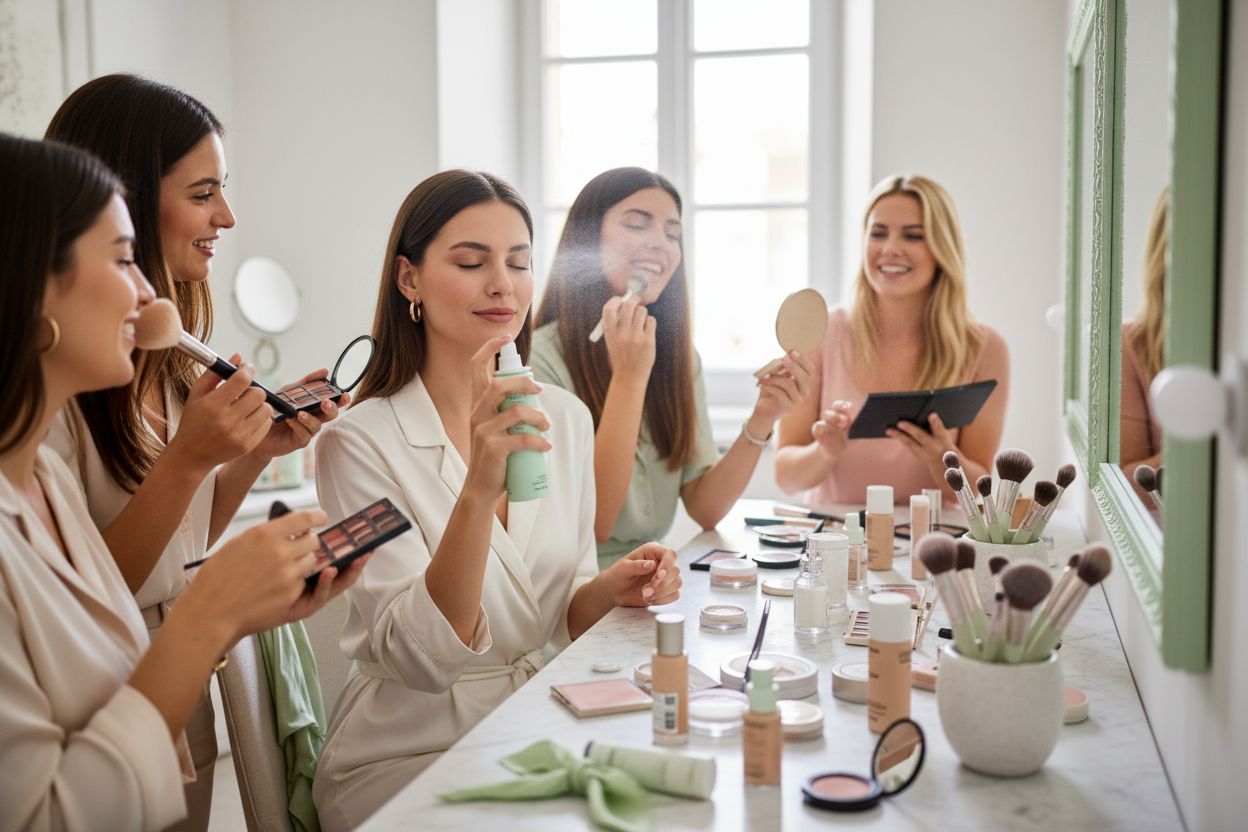 μακιγιάζ διάρκεια, makeup longevity tips, beauty routine
