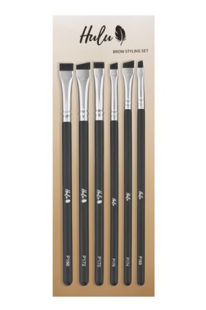 Hulu Brow Styling Set – Σετ 6 Πινέλων Διαμόρφωσης Φρυδιών
