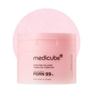 Medicube PDRN Pink Collagen Toning Gel Toner Pads 70τμχ / 120ml