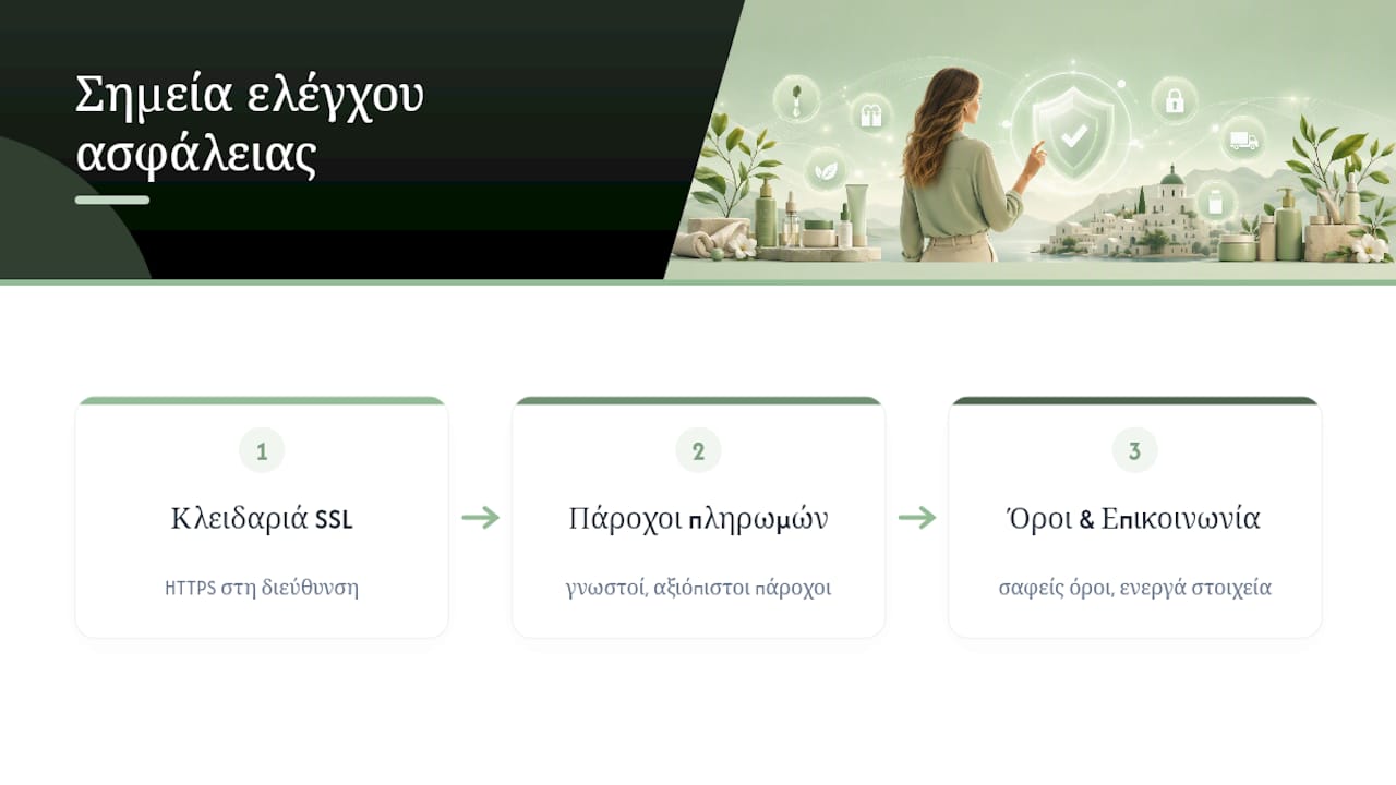 Τρία σημεία για να ελέγξετε αν ένα ηλεκτρονικό κατάστημα ομορφιάς είναι ασφαλές
