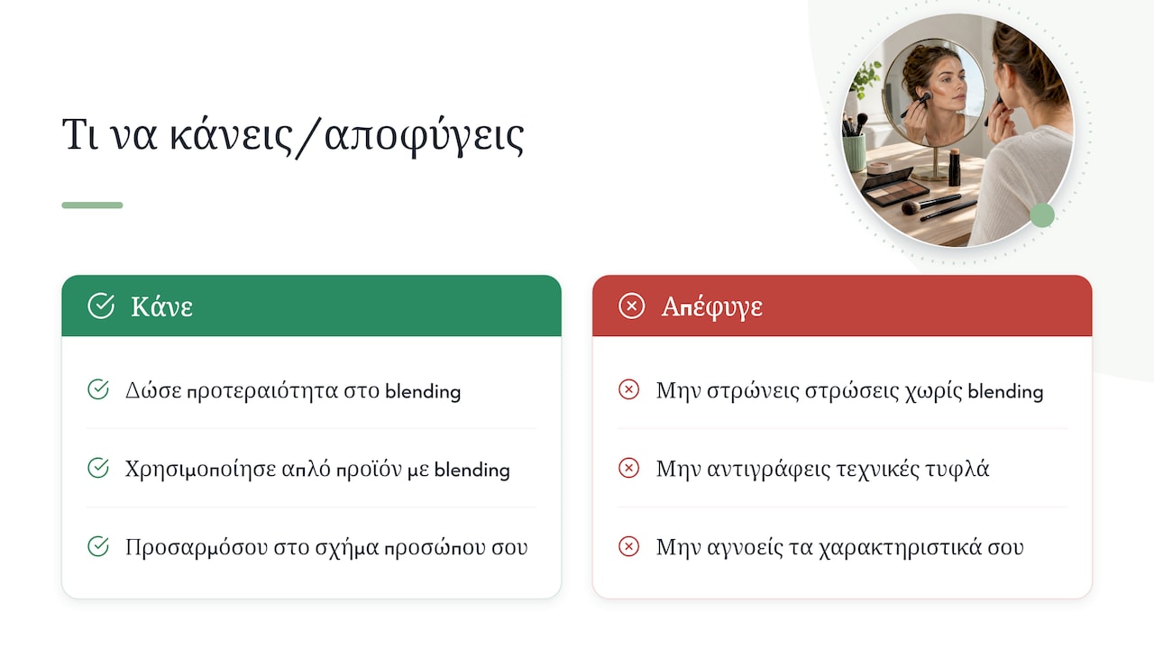 Τι πραγματικά μετράει στο contouring — overview diagram